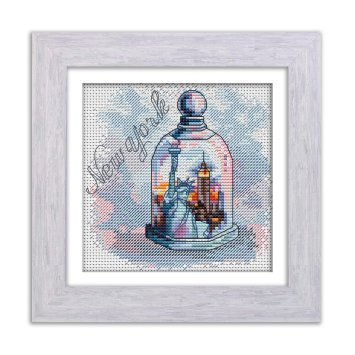 N068 Нью-Йорк. Набір для вишивки хрестом Кольорова - 1