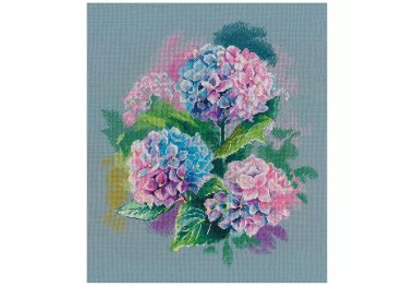  4608 Гортензії. Набір для вишивки хрестиком Classic Design