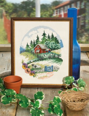 92-7560 Овечки (Sheep. Набір для вишивання хрестом PERMIN - 1