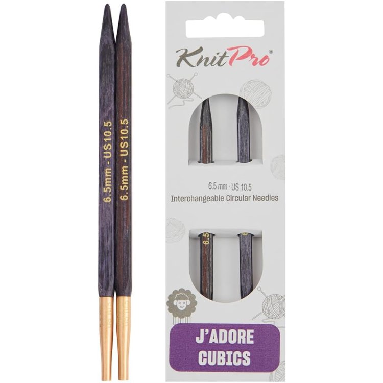 19116 Сменные спицы 13 см J'adore Cubics 6.50мм KnitPro - 1