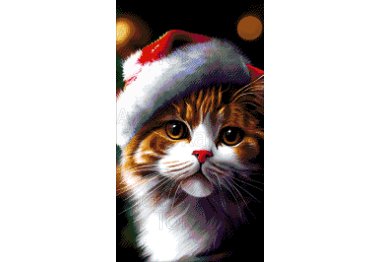  38-1372-НC Санта котик. Набор для вышивания бисером ТМ Токарева А.