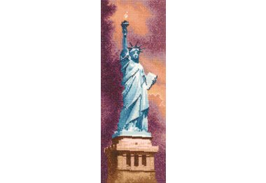  HC852 Статуя Свободы. Схема для вышивки крестом на бумаге Heritage Crafts