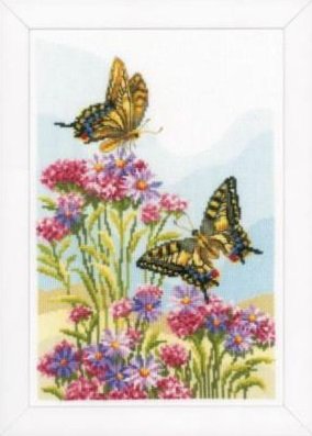 PN-0156329 Метелик-вітрильник. Набір для вишивки хрестиком Vervaco - 1
