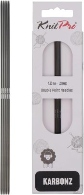 41121 Спицы носочные Karbonz KnitPro 20 см 1.25 мм - 1 41121 Спицы носочные Karbonz KnitPro 20 см 1.25 мм - 1