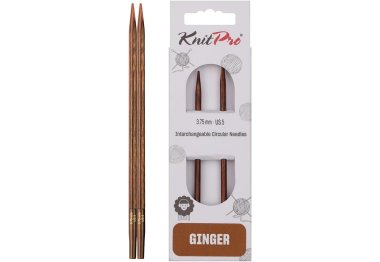 спиці для в'язання 31204 Спиці з`ємні Ginger KnitPro, 3.75 мм