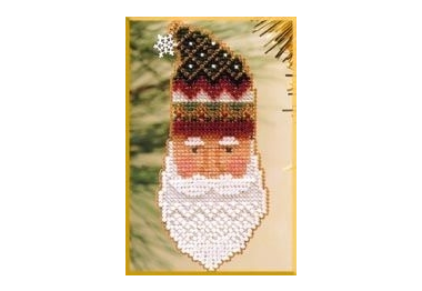 вишивка гладдю MHCSF17 Кріс Крінгл. Набір для вишивки в змішаній техниці Mill Hill