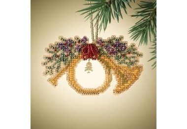 вишивка гладдю MH167302 Валторна. Набір для вишивки в змішаній техніці Mill Hill