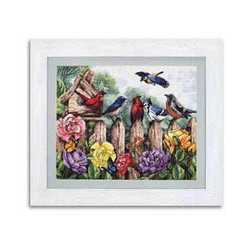 N015 Симфонія саду. Набір для вишивки хрестом Кольорова - 1