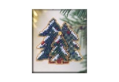 вышивка гладью h106 Зимний лес. Набор для вышивки в смешанной технике Mill Hill вышивка гладью h106 Зимний лес. Набор для вышивки в смешанной технике Mill Hill