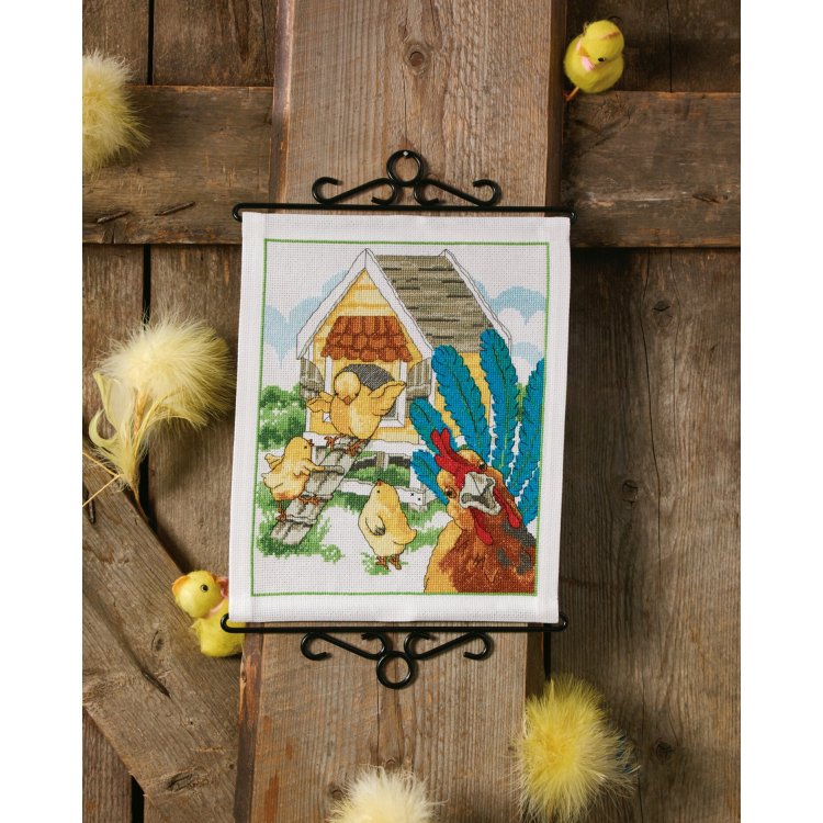 70-0725 Курник (Chickenhouse. Набір для вишивання хрестом PERMIN - 1 70-0725 Курник (Chickenhouse. Набір для вишивання хрестом PERMIN - 1