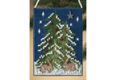 вишивка гладдю MH160306 Лісове дерево. Набір для вишивки в змішаній техниці Mill Hill