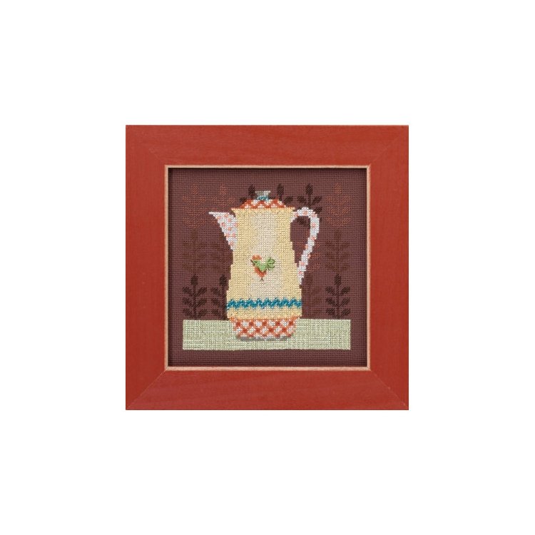 DM301613 Кофейник. Набор для вышивки в смешанной технике Mill Hill - 1