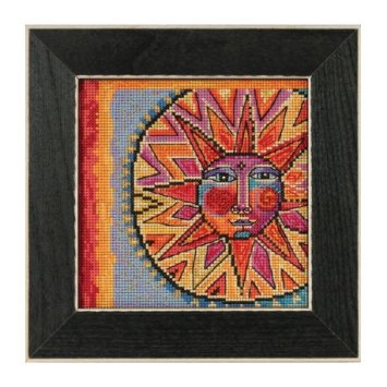 LB141816 Небесно-блакитний. Набір для вишивки в змішаній техніці Mill Hill - 1