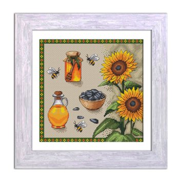 N105 Семплер. Дари літа. Набір для вишивки хрестом Кольорова - 1 N105 Семплер. Дари літа. Набір для вишивки хрестом Кольорова - 1