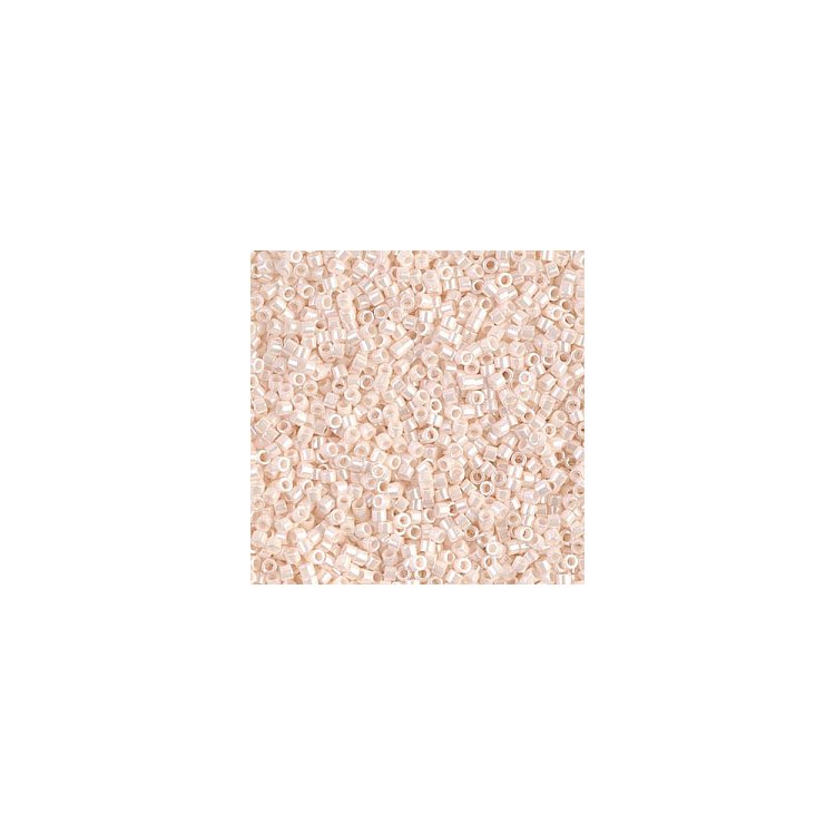 DB-1530-1 Бісер Miyuki Delica Beads 11/0 (перлиновий, рожево-персиковий блідий) - 1