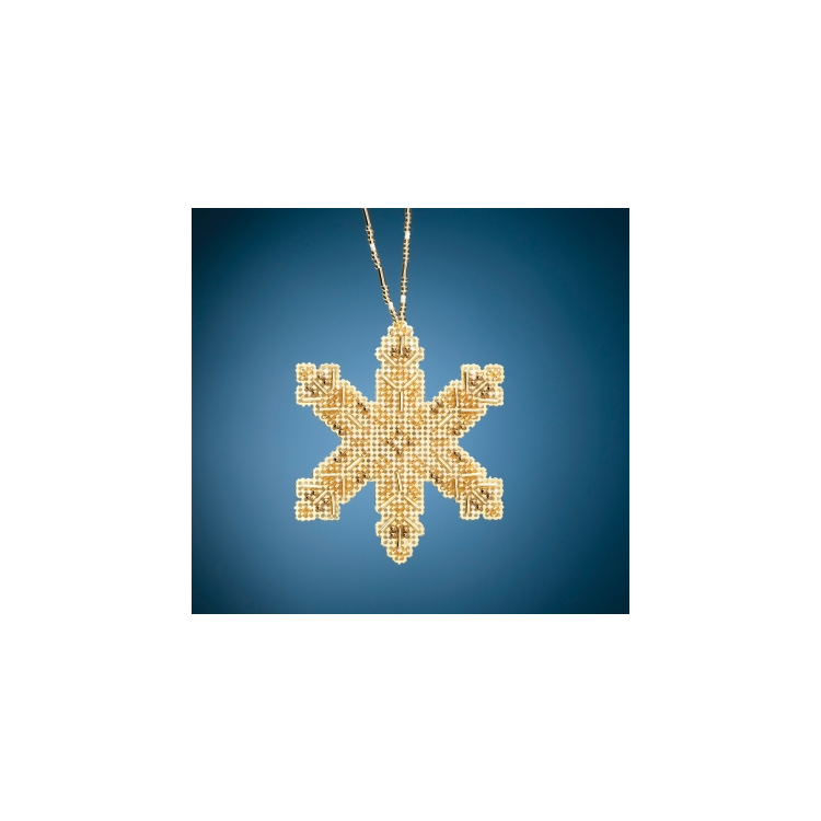 MH212014 Вікторіанська сніжинка. Набір для вишивки в змішаній техниці Mill Hill - 1