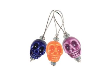  11253 Маркеры петель (12 шт) Playful Beads Skull Candy KnitPro