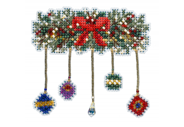 вышивка гладью MH182232 Гирлянда. Набор для вышивки в смешанной технике Mill Hill