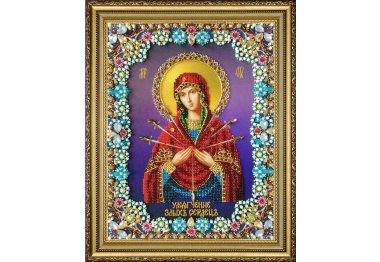 Набор для вышивки бисером Икона Божией Матери "Умягчение злых сердец" Р-426 ТМ Картины бисером