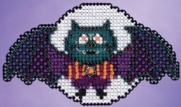 MH185203 Борис летюча миша. Набір для вишивки в змішаній техніці Mill Hill - 1