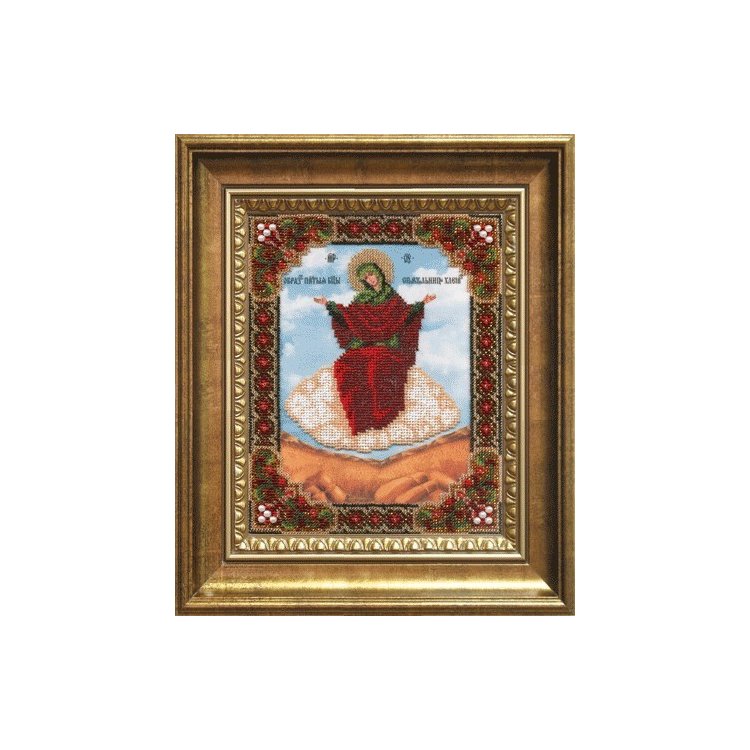 Б-1105 Ікона Божої Матері Спорительниця Хлібів Набір для вишивки бісером - 1