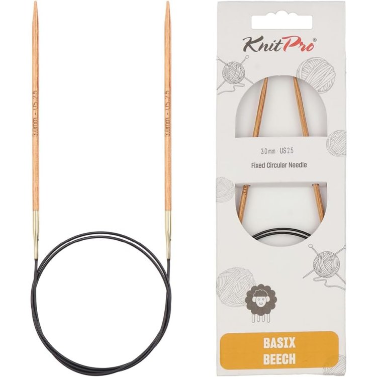 35380 Спиці кругові Basix KnitPro, 80 см, 3.00 мм - 1 35380 Спиці кругові Basix KnitPro, 80 см, 3.00 мм - 1