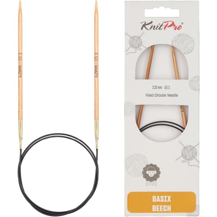 35401 Спиці кругові Basix KnitPro, 120 см, 3.25 мм - 1 35401 Спиці кругові Basix KnitPro, 120 см, 3.25 мм - 1