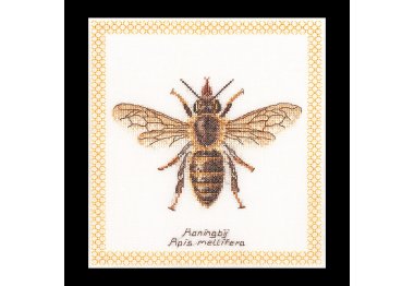 наборы для вышивки крестом 3017 Медоносная Пчела, Honey Bee (Теа Гувернер). Набор для вышивки крестом