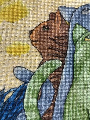 Набір для вишивання хрестом Котоманія. Серпокрильці Ksenya project 10-005 - 3 Набір для вишивання хрестом Котоманія. Серпокрильці Ksenya project 10-005 - 3