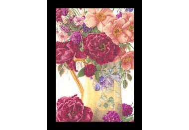  3019 Rose Bouquet Linen. Набір для вишивки хрестом Thea Gouverneur