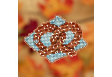 вышивка гладью MH181926 Кренделек. Набор для вышивки в смешанной технике Mill Hill