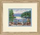 70-65231 Набор для вышивания крестом &quot;Lakeside Morning&quot; &quot;Утро на озере&quot; DIMENSIONS - 1