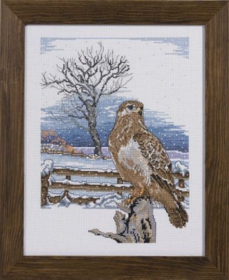 70-9318 Канюк. Набор для вышивания крестом PERMIN - 1