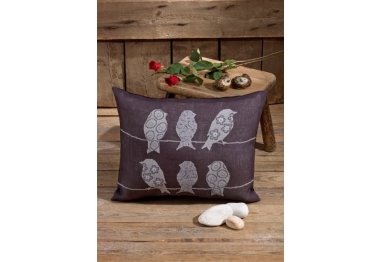  83-7147 Птахи на льоні. Набір для вишивання хрестом PERMIN