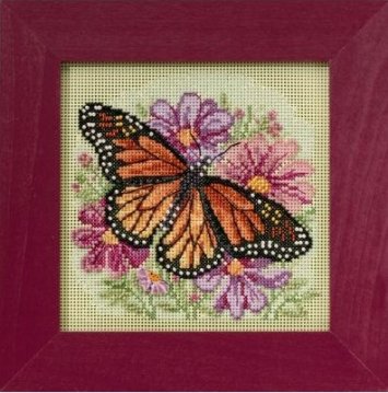 MH145105 Крылатый монарх. Набор для вышивки в смешанной технике Mill Hill - 1