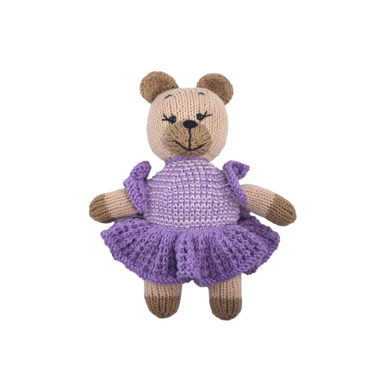 2 AMIGURUMI KIT - KNITTED TEDDY BEAR Ballerina. Набір для в'язання іграшки - 2