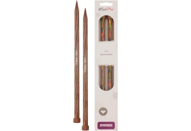  20227 Спиці прямі Symfonie Wood KnitPro, 35 см, 12.00 мм