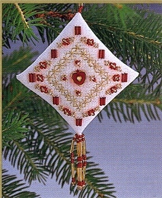 MHTD4 Гравированное сердце. Набор для вышивки в смешанной технике Mill Hill - 1 MHTD4 Гравированное сердце. Набор для вышивки в смешанной технике Mill Hill - 1