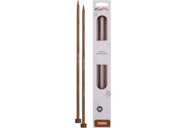 спиці для в'язання 31148 Спиці прямі Ginger KnitPro, 25 см, 5.50 мм