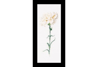  466 Carnation White Linen. Набор для вышивки крестом Thea Gouverneur
