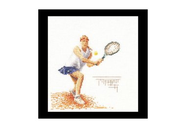  3031A Tennis Aida. Набор для вышивки крестом Thea Gouverneur