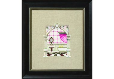 NC357 The Powder Room//Дамська вбиральня. Схема для вишивки хрестиком на папері Nora Corbett NC357 The Powder Room//Дамська вбиральня. Схема для вишивки хрестиком на папері Nora Corbett