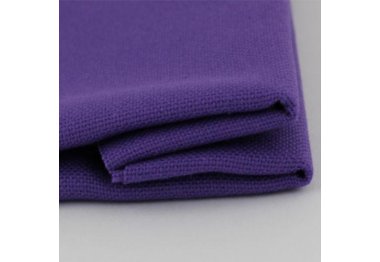  Ткань для вышивания ТПК-190-1 3/96 Оникс (домотканое полотно №30), фиолет , 48% хлопок,52% п/э, ширина 1,5м