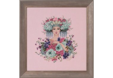  MD177 Botanical Garden//Ботанічний сад. Схема для вишивання хрестом на папері Mirabilia Designs