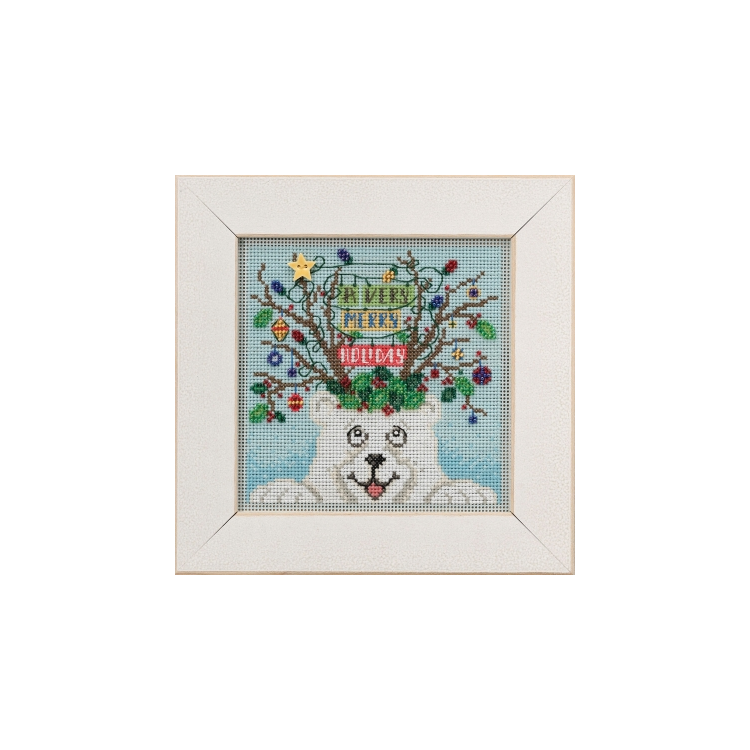 MH142132 Щасливого Різдва. Набір для вишивки в змішаній техниці Mill Hill - 1