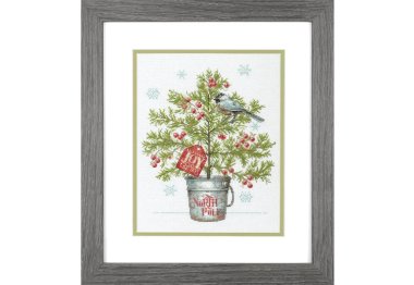  70-09624 Набір для вишивання хрестиком "Holiday Tree" "Святкове дерево" DIMENSIONS