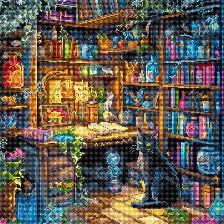 Набір для вишивки хрестиком L9935 Charmed Library. Letistitch - 1