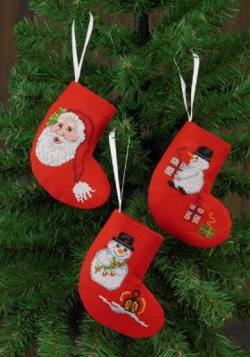 01-5245 Санта Клаус. Набір для вишивання хрестом PERMIN - 1 01-5245 Санта Клаус. Набір для вишивання хрестом PERMIN - 1