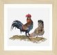 591A Rooster and Hen Aida. Набор для вышивки крестом Thea Gouverneur - 1 591A Rooster and Hen Aida. Набор для вышивки крестом Thea Gouverneur - 1