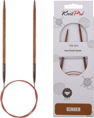 31085 Спиці кругові Ginger KnitPro, 80 см, 3.00 мм - 1